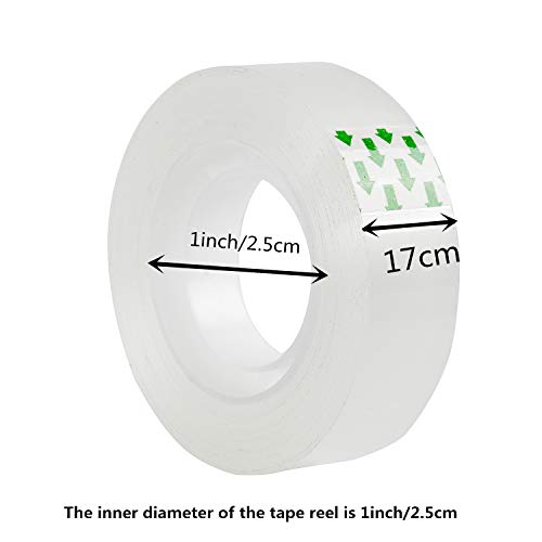 image for WeLiu Tape Refill Transparent Tape Refills Rolls, Clear Tape 0.7 inche
