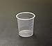 raduated Transparent Polypropylene Plastic Cups for Mixing Epoxy, Resin, Paint, and Stain (50)