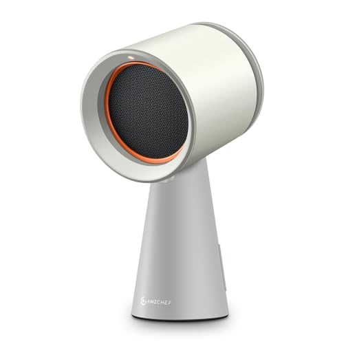AMZCHEF Mobile Dunstabzugshaube, Tragbare Abzugshaube Keine Installation mit 3 Geschwindigkeitsmodi und Mehrere Filtersysteme, LED-Licht, Große Öl-Auf