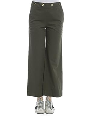 Theory Women's H0104215FJL Green Cotton Pants