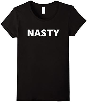Womens Nasty T-Shirt Shirt Large Black