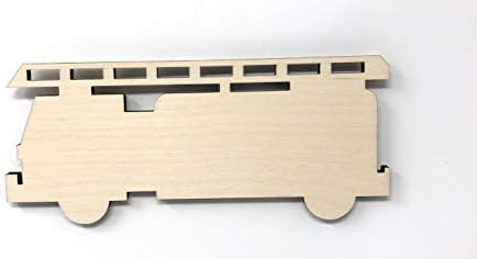 Gocutouts 12" Wooden Fire Truck Cutouts Shapes Wooden Fire Truck Cutouts (12")