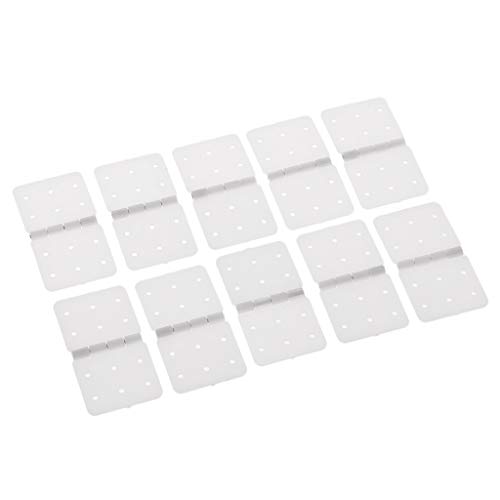Pinned Plastic Hinges RC Airplane Plane Model Parts Replacement (Pack of 10) - 20x36mm
