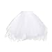 Honeystore Women's Short Vintage Ballet Bubble Puffy Tutu Petticoat Skirt
