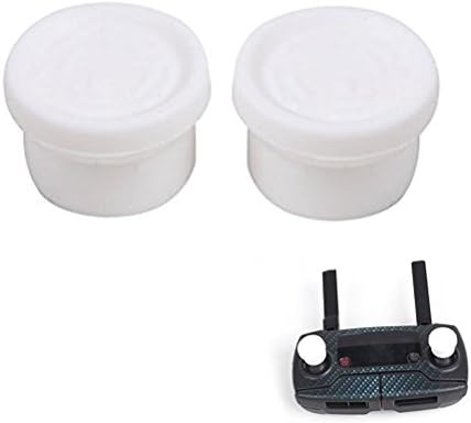 Joint Vcitory 1 Pair Universal Remote Controller Joysticks Silicone Rocker Thumb Stick Cover for DJI Spark/ MAVIC PRO/ Phantom 3/ 3 Advanced/ 3 Standard/ Phantom 4/ pro/ pro+/ Inspire (White)