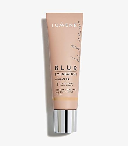 LUMENE BLUR FOUNDATION Long-lasting for all skin types 30ml 0.5 Fair Nude
