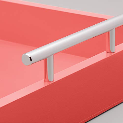 Quality by Esther Decorative Tray with Gold or Silver Handles. Sunset Tray. Decorative Trays for