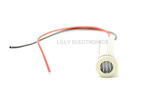Adjusted Violet Blue Diode Lasers 405nm 20mw Dot Line Cross LED Laser Module w/Heatsink & Driver In - Thumbnail 3