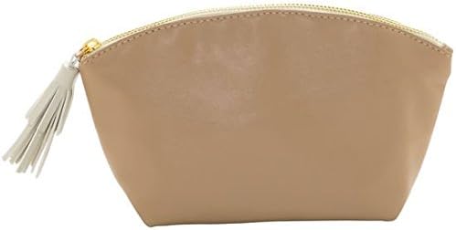Hello World Bobbi Clutch Zip Pouch, Iced Coffee Brown