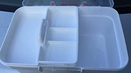 Empty First Aid Kit Family Medicine Chest Storage Box Household Plastic Drug Holder Case Medicine Cabinet (Red-Big Size) - Thumbnail 6
