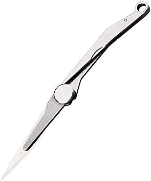 Tisur チタン 激安挑戦中 ナイフ 超軽量 フォールディングナイフ 折りたたみナイフ 細工カッター 実用アート メス刃カッター 家庭 紙切り カッター プレゼント ギフト ユーティリティ アウトドア