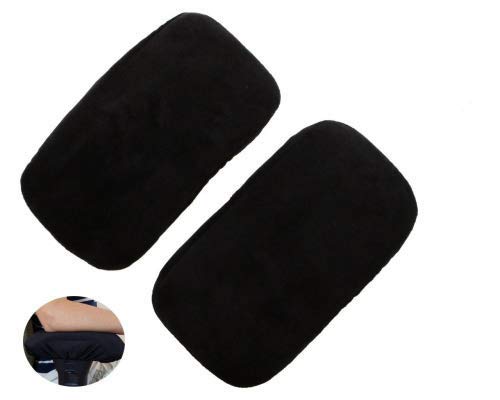 Winterworm 1 Pair Chair Armrest Pad, Armchair Slipcovers, Memory Foam, Ergonomic, Office Chair Arm Rest Cover for Elbows Forearms