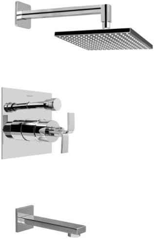 Graff G-7290-C9S-PC-T Contemporary Pressure Balancing Shower Set Trim Only, Polished Chrome