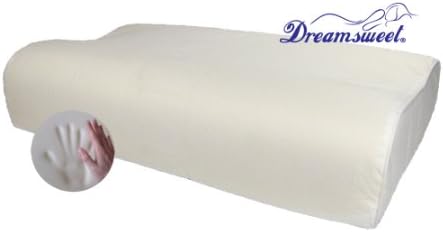 TWO Dreamsweet Contour Memory Foam EXTRA FIRM Bed Pillow for Cervical and Neck Comfort, w/ Adjustable Pad, X Large