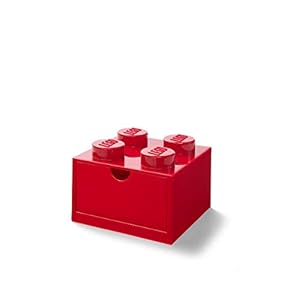 Room Copenhagen LEGO DESK DRAWER 4 - RED LEGO