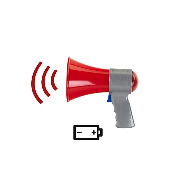 Theo Klein 8942 Fire Fighter Henry Megafon I Game Megaphone with Cool sound function I Toys for Children Aged 3 and over – Bild 4