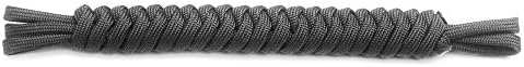 7" Jeep Wrangler Braided Paracord 550 Door Limiting Strap/Door Check/Door Stop for Jeep CJ YJ TJ JK - Strong Durable Lucky Knot Pattern Handmade in US (Black)