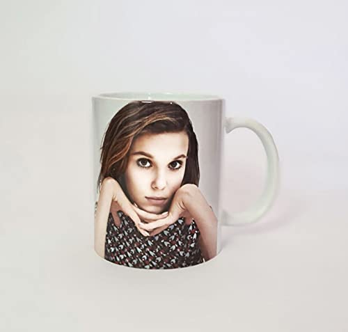 TusPersonalizables.com Millie Bobby Brown Ceramic Mug 12oz Home