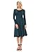 Pastel by Vivienne Women's Long Sleeve Fit and Flare Midi Dress Casual Formal