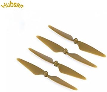 E4You 4pcs Pack Golden Hubsan H501S-05G H501S-06G Quadcopter RC Spare Parts Propellers Blade