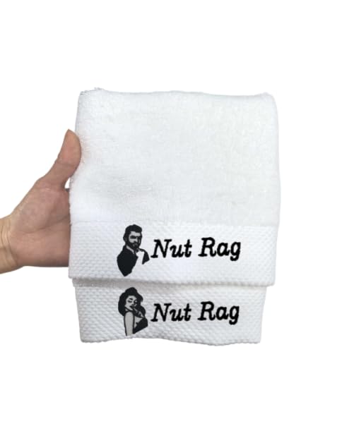 2-Pack of Funny Towels are Perfect for Couples, Lovers, Friends, and Special Occasions. They Make Unique Gifts for Anniversaries, Christmas, Halloween, and Valentine's Day. Everyday Bath Essentials