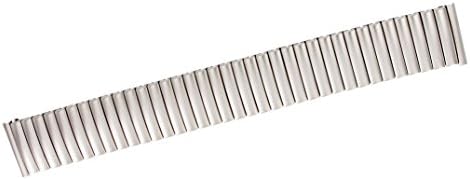Citime Silver Stainless Steel Band Replacement, Mat Finish, Expansion Band, 19mm Strap _ S19001