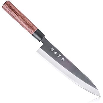 Traditional Japanese Professional Gyuto Kitchen Chefs Knife Premium 8 Inch High Carbon Stainless Steel Gyuto Sushi Knife With High Corrosion