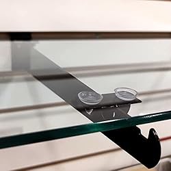 Black Center Shelf Rest Clip & Rubber Cushion for