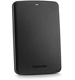 Toshiba Canvio Basics 1TB Portable Hard Drive - Black (HDTB310XK3AA)