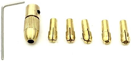 PANOVO (5pcs)Hand Tools For DIY 0.5-3mm Small/mini Electric Drill Bit Collet Micro Twist Drill Chuck Aadpter Set