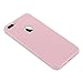 iPhone 7 Plus Case, JAMMYLIZARD Ultra Slim Silicone Jelly Rubber Back Cover for iPhone 7 Plus, Peach Pink