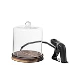 Crafthouse by Fortessa Glass Smoking Cloche with Smoke Infusing Gun