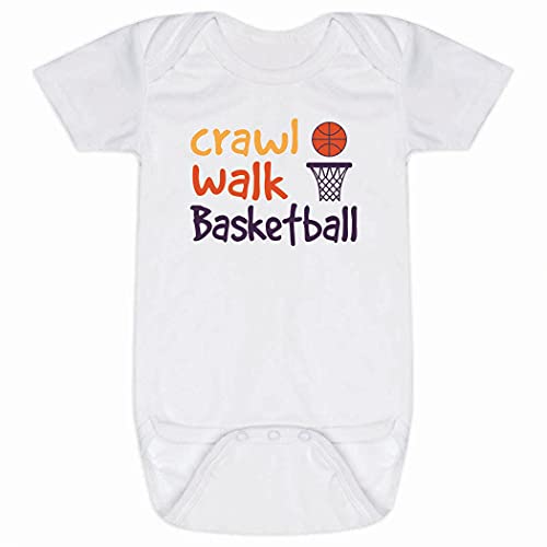 ChalkTalkSPORTS Basketball Baby & Infant One Piece | Basketball Theme Bodysuits