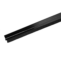 uxcell Door Bottom Sweep H-Shape Aluminum Alloy