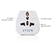 SYCON European/India to US plug adapter - Flat outlet UK to US, Europe Round Australian to USA 3 Prong-125 to 110 Travel Adaptor, European to American (Type B), White 1 Pack