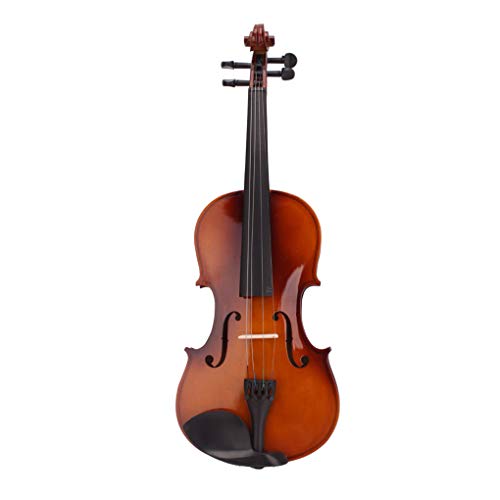 Topfire New 4/4 Acoustic Violin Case Bow Rosin Natural