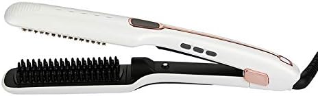 Professional Infrared Steam Spray Hair Flat Iron, Electric Hair Straightener Curler Hot Brush Styling Tool, Straightening Iron Argan Oil Steam Straightener Hair Iron For Long & Short Hair