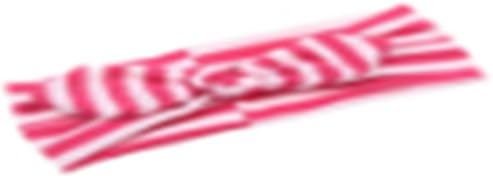 Kids Girl's Hair Accessories , Lively Striped Headband ❤Bowknot Hair Band of Toimoth (red)