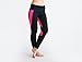 Huiyuzhi Women's Heart Shape Fitness Yoga Sport Pants Leggings (XL, Black-Pink)