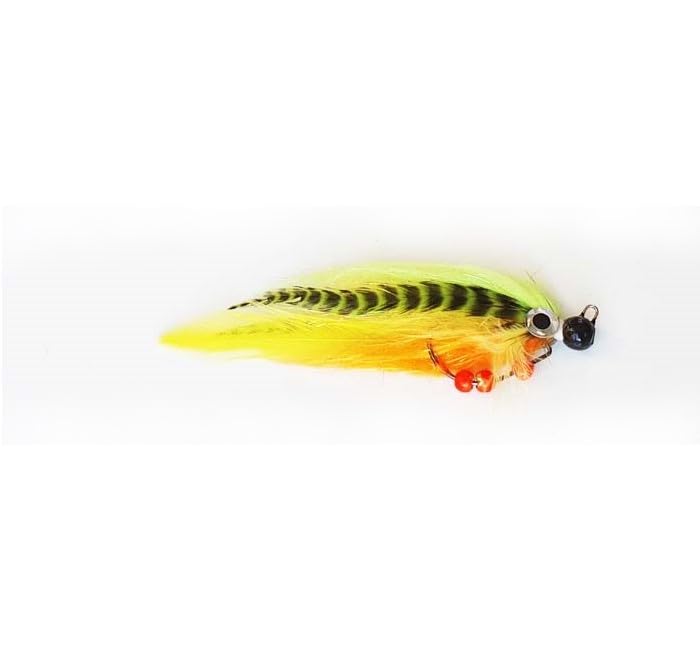 FISHIN ADDICT Jig Fly Rattler belly banger offset 3g jig head 150mm (FIRE TIGER)