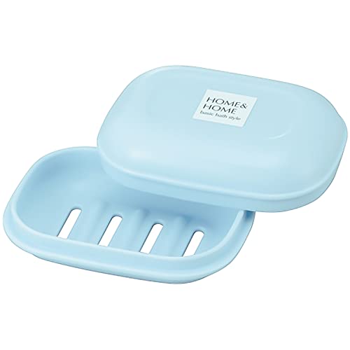 リス(RISU) 石鹸置き 石鹸箱 ブルー HOME&HOME ソープディッシュ 石けん置き 日本製