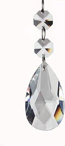 xingkong 76mm Teardrop Chandelier Crystal, Pack of 5