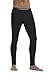 Icebreaker Men's Oasis Leggings with Fly, Black, Large