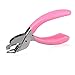 Flammi Handheld Staple Remover Lifter Opener Spring-Loaded Staple Puller for Office School Home Use (Pink)