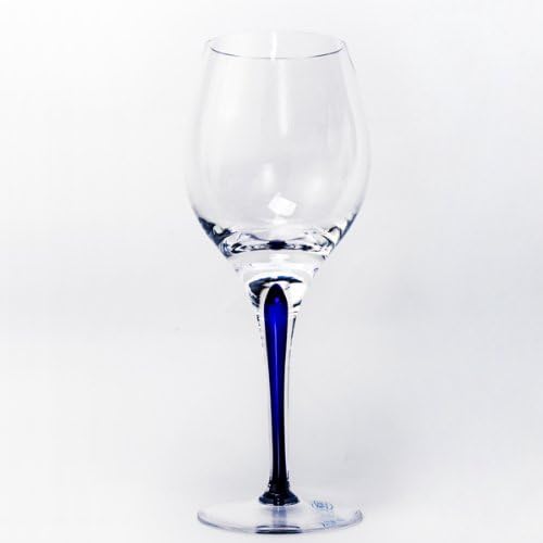 Amazon Com Blue Stem Crystal Red Wine Glasses 22 Oz Set 4 Wine Glasses amazon com blue stem crystal red wine