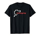 Classic Nurburgring Track Map Graphic Tee Shirt T-Shirt