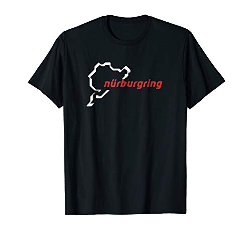 Nurburgring T-Shirt - Map Graphic Tee Shirt Day Track Gift