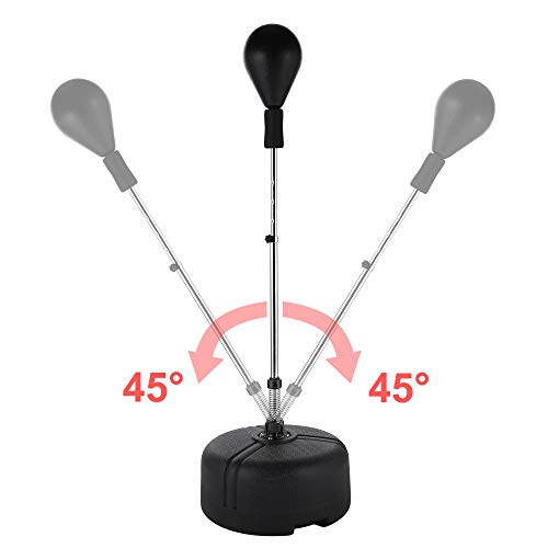 Hurbo Punching Bag with Stand Freestanding Reflex Bag Adjustable Height Speed Bag Punching