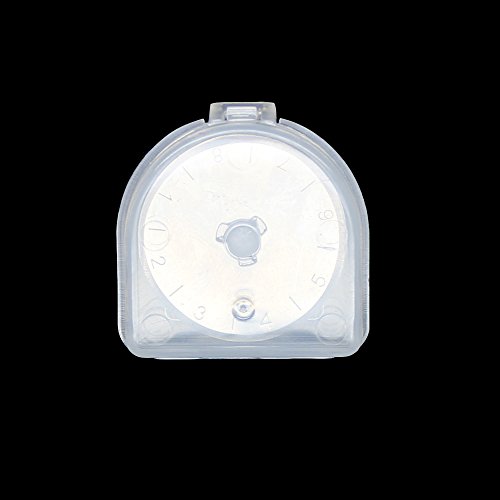 AUTOTOOLHOME Quilting 28mm Rotary Cutter Refill Replacement Blades Include Plastic Blade Storage Pack of 10