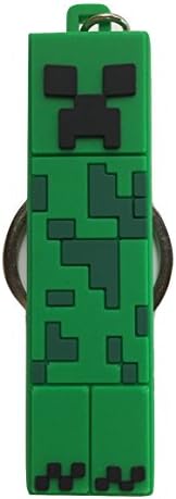 Creeper Face Silicone Keychains (Pack of 5 Pieces)